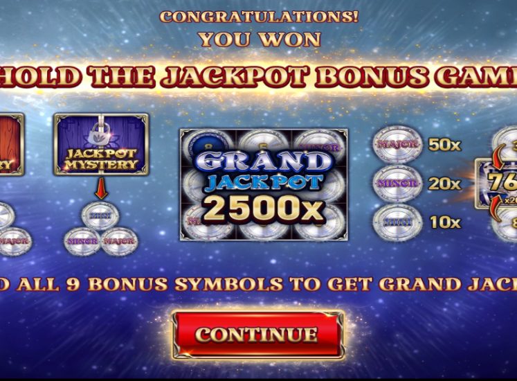 9 Coins™ Grand Platinum Edition תכונות בונוס של חריץ בגודל 747x550