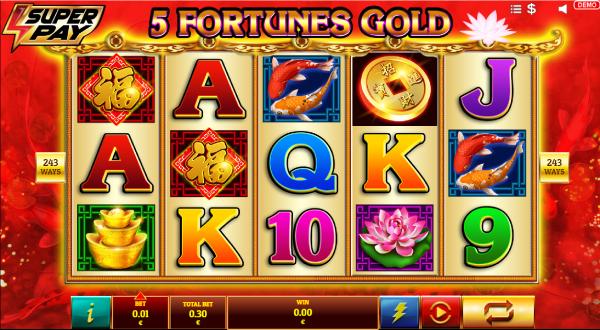 5 Fortunes Gold slot by Givme Games