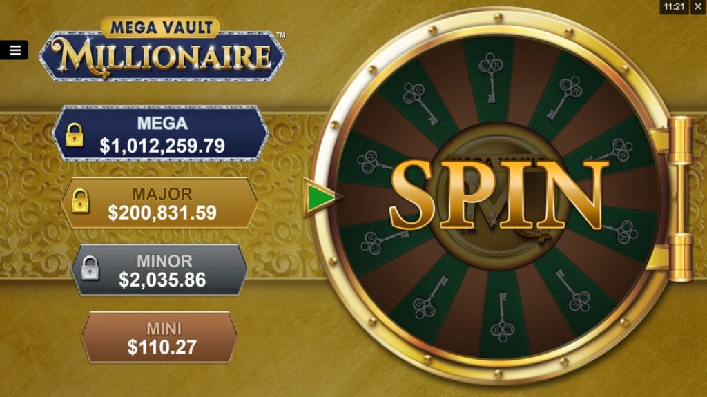 Mega vault millionaire rtp