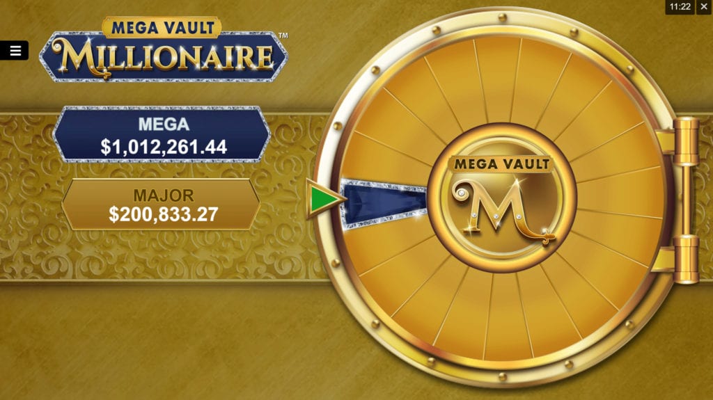 Mega vault millionaire spin