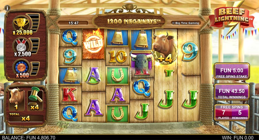 Beef lightning megaways fs 2