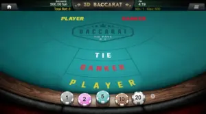 3D Baccarat Iron Dog Studios מינימום 300x166